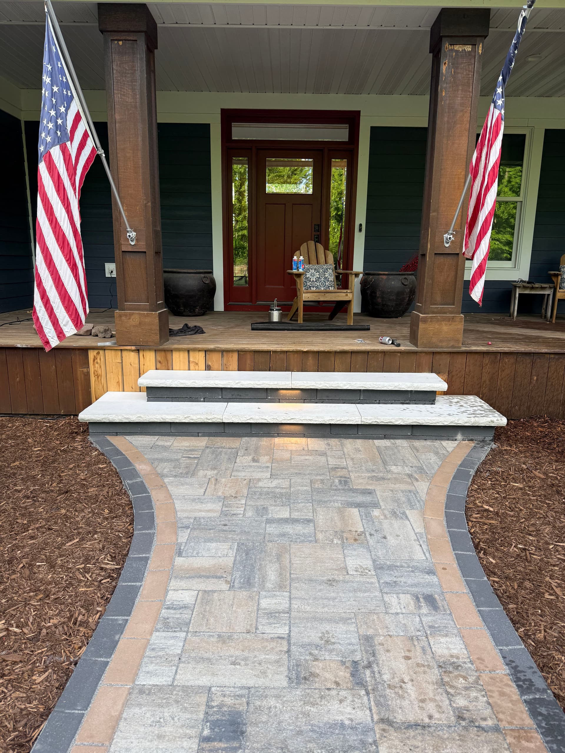 Gallery photos for Paver Walkway and Front Entry Upgrade That Actually Delivers: Image #1