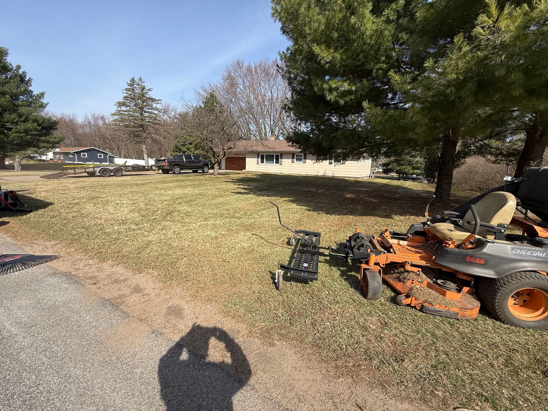 Spring Cleanup and First Mows of the Season in the Chippewa Valley image
