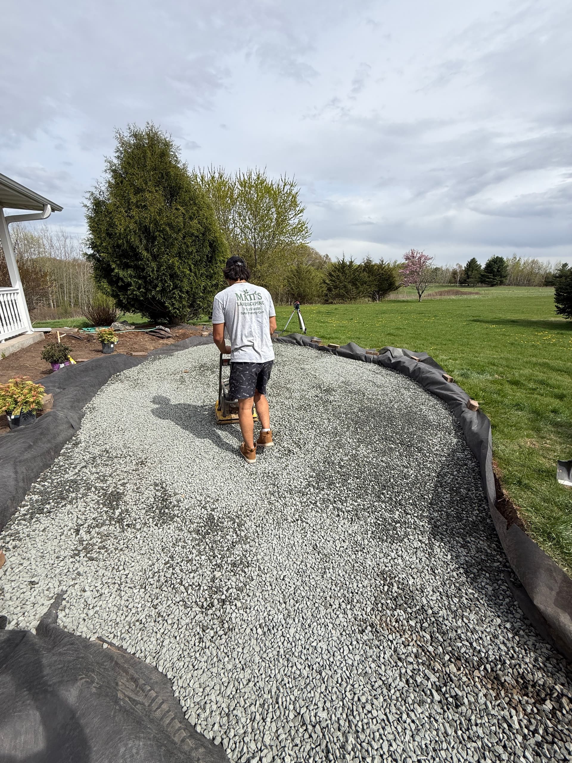 Gallery photos for Sod, Gravel, Irrigation Fixes and a Full Crew on the Clock: Image #1