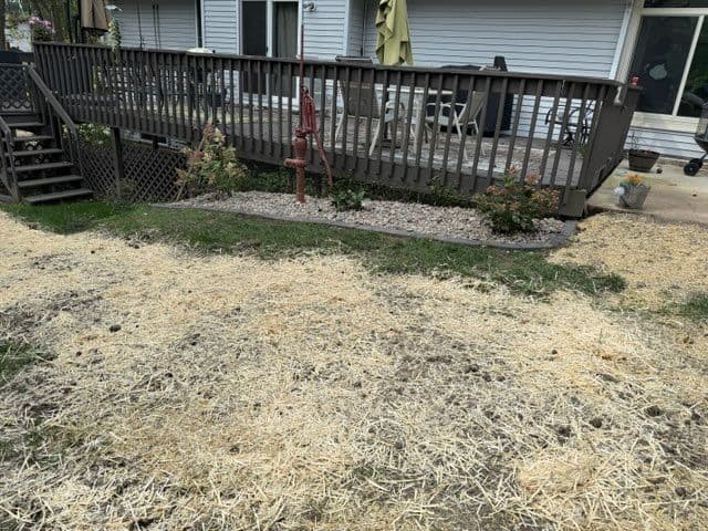 Gallery photos for New Stone Retaining Wall and Hydroseeding Project: Image #1