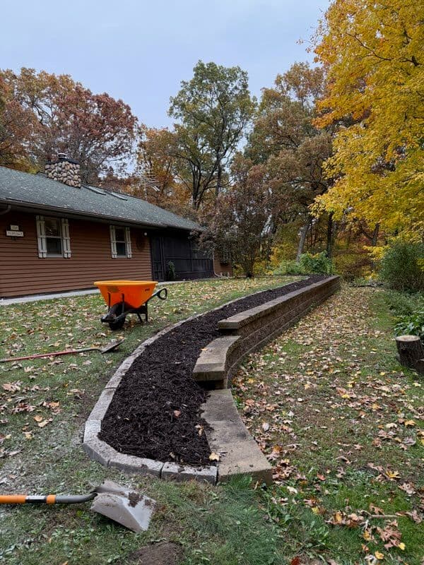 Project Stunning Retaining Walls and Autumn Scenery in Eau Claire image