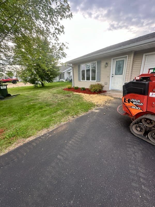 Gallery photos for Vibrant Front Yard Transformation with Spirea: Image #3