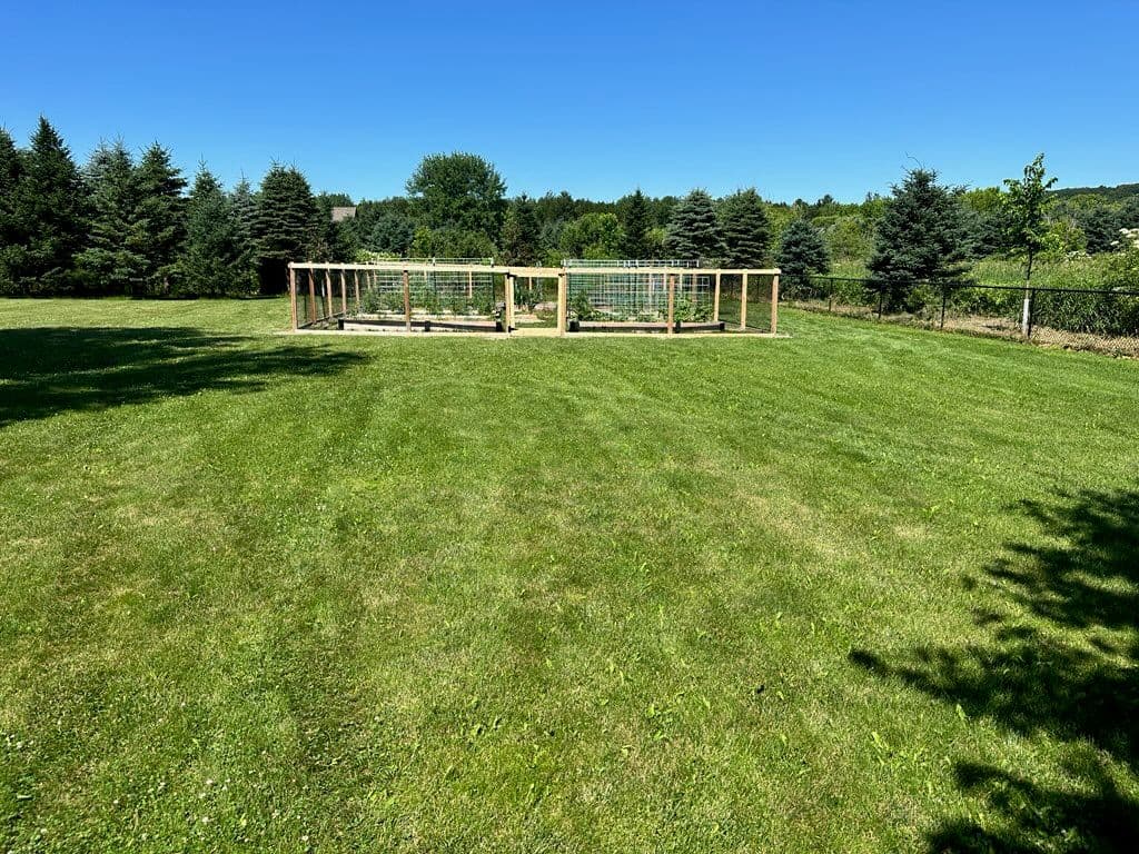 Charming Cedar Fence for Protected Gardens image