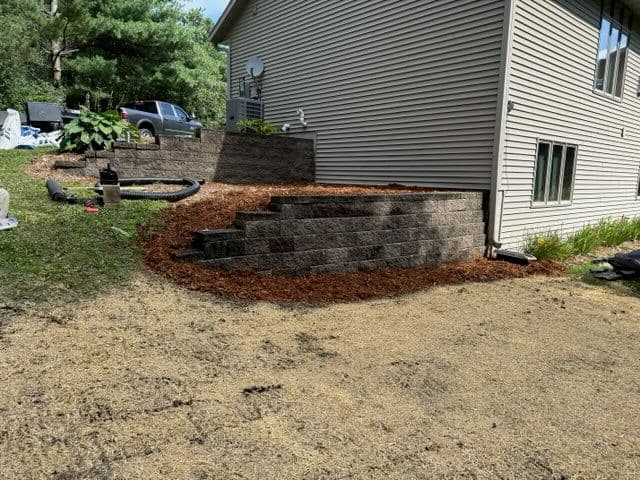 Rock Wall Restoration with Expert Drainage Solutions image
