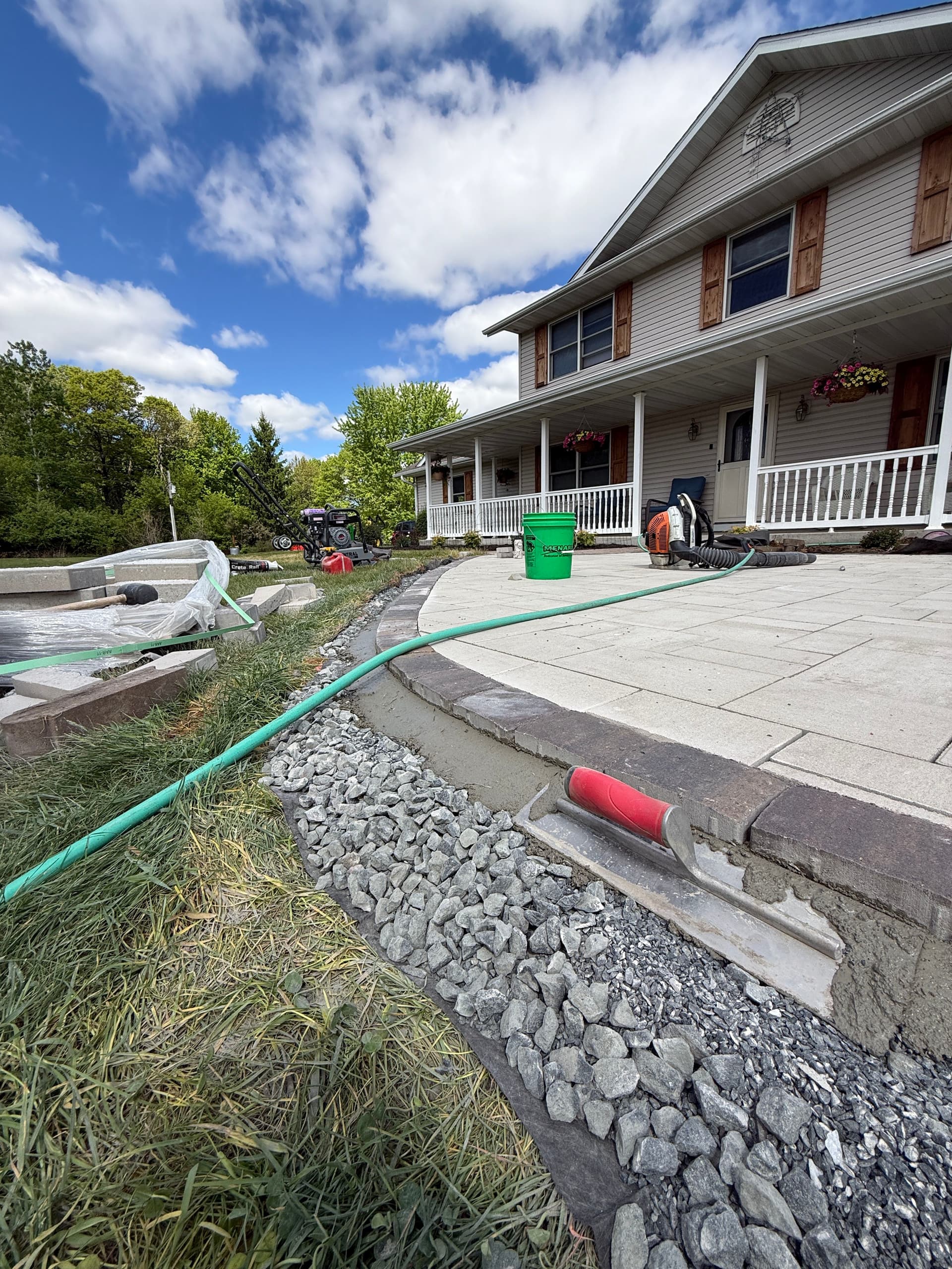 Patio Prep, Pavers, and Low-Voltage Lighting Done Right image